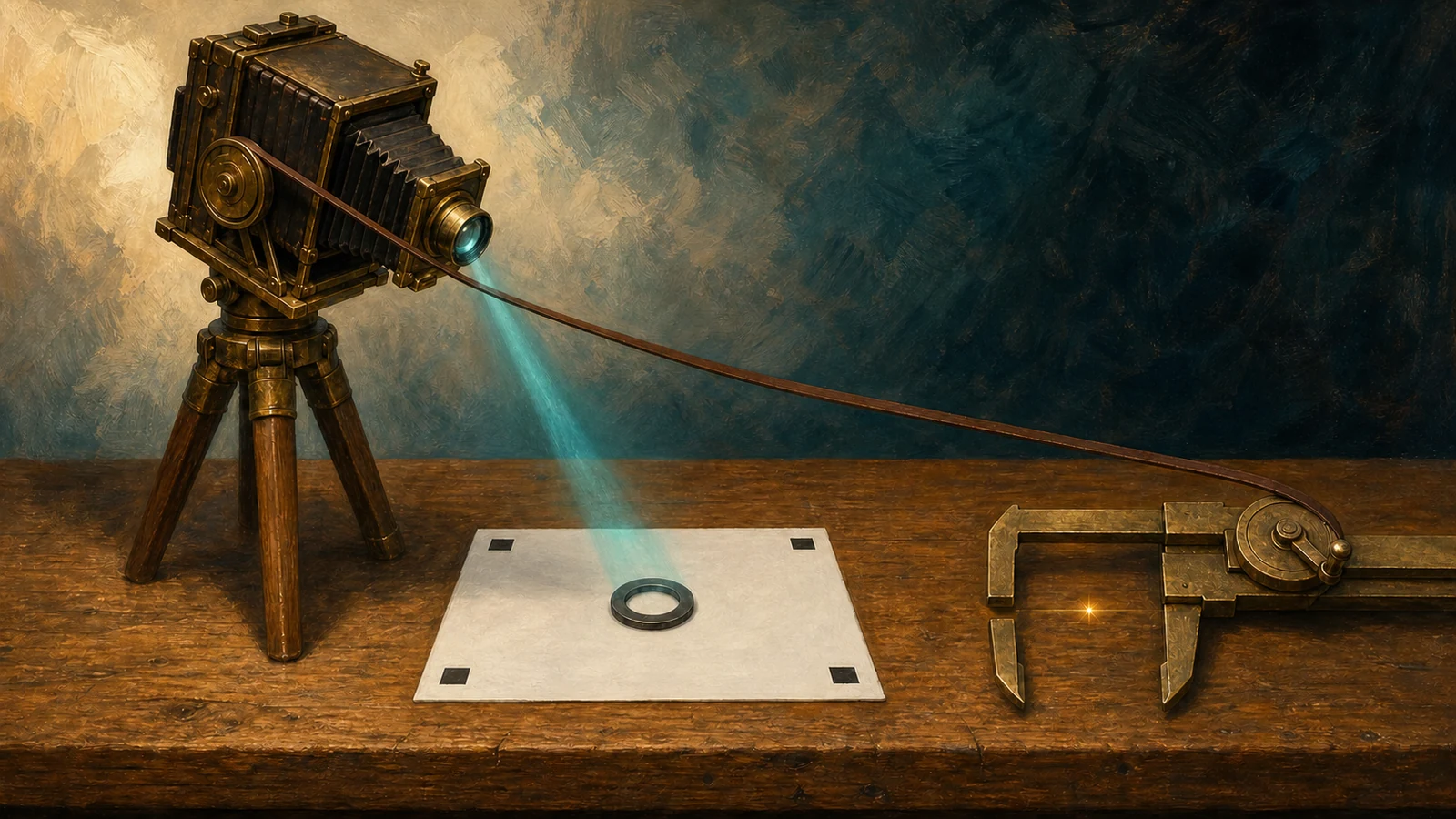 Measure It From a Photo — A Printed Mat That Turns Your Own Camera Into a Caliper